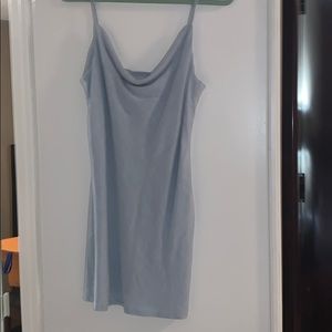 ocean alley linen blend mini dress